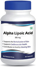 Alpha Lipoic Acid 300mg Capsules | ALA Supplement | Antioxidant Support for Energy &amp Overall Health | 60 Capsules