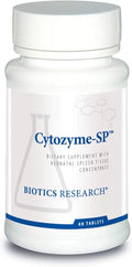 Biotics Research Cytozyme SP Neonatal Spleen Supports Healthy Iron and Bilirubin Levels Provides Immune Support Supports Spleen Function SOD Catalase Potent Antioxidant Activity 60 Tablets