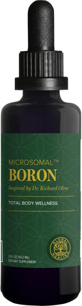 Global Healing Center - Boron Supplement for Men and Women - More Bioavailable Than Liposomal for Bone Health Metabolism and Enhanced Magnesium Absorption 5 mg (2 Oz)