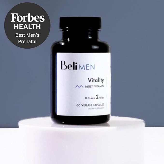 Beli Men Prenatal Multivitamin Preconception Fertility Support Enhanced Sperm Health Sperm Count &amp Motility Testosterone 60 Capsules with Vitamin E B6 B12 Zinc Folate &amp CoQ10 30-Day S
