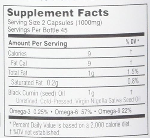 Amazing Herbs Oil Black Seed Prem 500mg