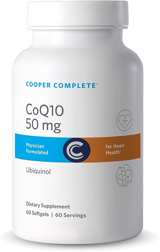 Cooper Complete CoQ10 50 mg Ubiquinol Cellular Energy &amp Antioxidant Support† 60 Softgels
