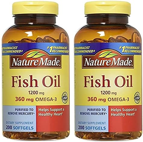Nature Made Fish Oil 1200mg With Omega-3 400 Softgels