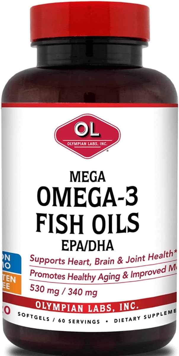 Olympian Labs Mega Omega 3 Fish Oils 60 sevings3148