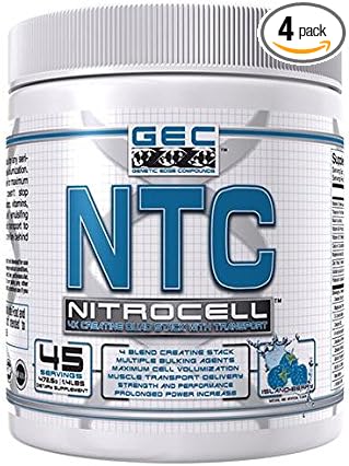 GEC NTC NITROCELL 4X CREATINE QUAD PACK