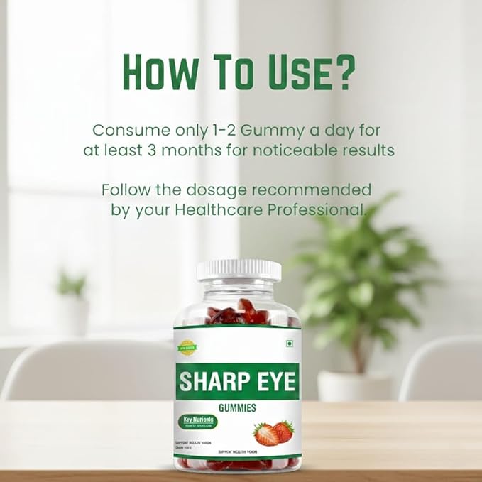 Nutrition Eye Health Gummies for Women &amp Men | Protects Against Blue Light Damage Digital Strain and Dry Eyes | Enriched Lutein &amp Zeaxanthin- 30 Gummies