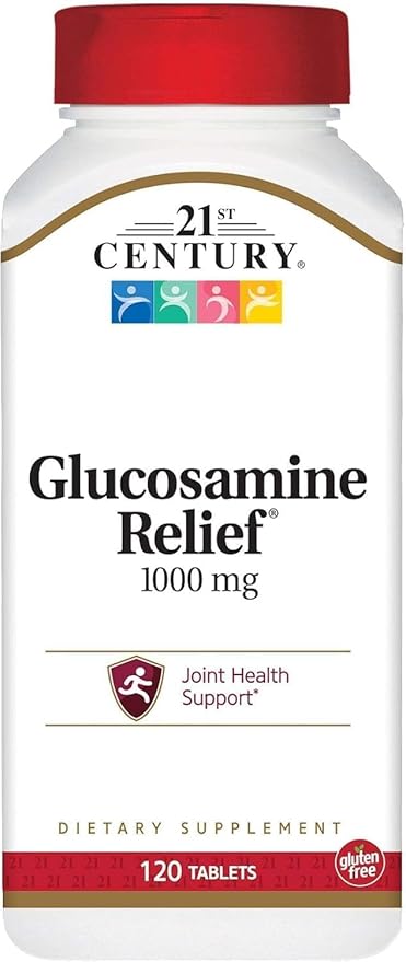 21st Century Glucosamine Relief 1000 mg - 120 Coated Tablets Pack of 3