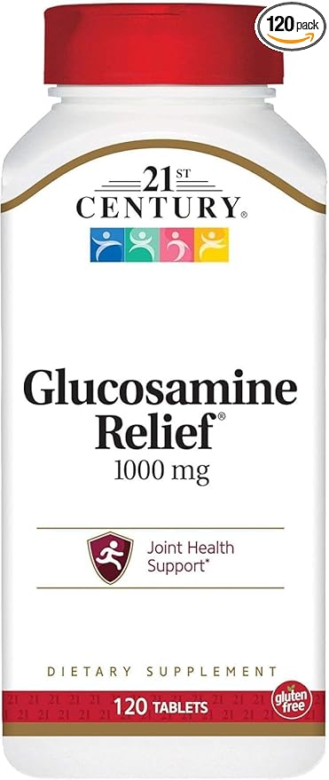 21st Century Glucosamine Relief 1000 mg - 120 Coated Tablets Pack of 2