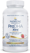 Nordic Naturals ProDHA 1000 Strawberry - 120 Soft Gels - 1660 mg Omega-3 - High-Intensity DHA Formula for Neurological Health Mood &amp Memory - Non-GMO - 60 Servings