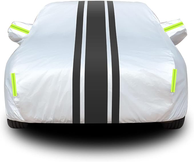 Car Covers for Mercedes Benz CLA Coupe CLA180 / CLA200 / CLA220d / CLA250 / CLA250e / CLA260 / AMG CLA 35 / CLA 45 AMG Coupe 5-Doors All Weather Outdoor Indoor Waterproof UV Resistant Dustproof
