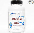 Red Krill Oil 1000mg // 100 Capsules // Pure // by PureControl Supplements