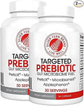 Silver Fern Brand Prebiotic Fiber Supplement – 2 Pack – Non-GMO XOS for Gut Microbiome &amp Digestive Balance – Vegan Capsules (Pack of 2)