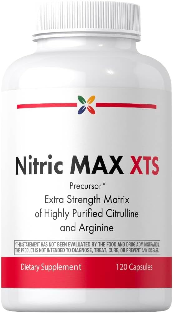 Stop Aging Now - Nitric Oxide Supplement - 120 Capsules - with L-Citrulline and L-Arginine