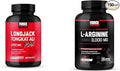 Force Factor Longjack Tongkat Ali Max Men's Vitality L-Arginine Nitric Oxide for Muscle Building 60+150 Capsules