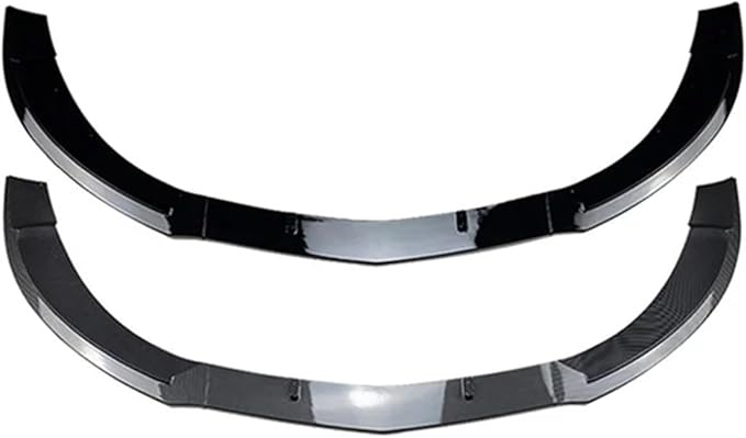 DYXN Front Bumper Lip Splitter Trim Under Chin Spoiler Compatible for Benz CLA Class C117 CLA200 260 CLA45 AMG 2013-2015(Glossy Black)