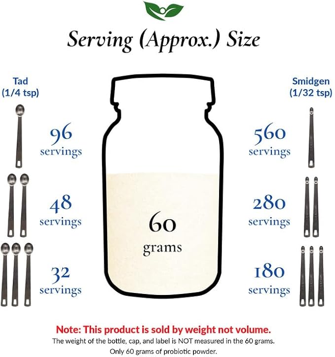 Foods For Gut Histamine &amp D Lactate Free Probiotics Powder 240 Billion CFU | Made in USA | No Additives | Direct from Manufacturer | No Third-Party Storage | Immune Support | 60 Grams (2.11 OZ)