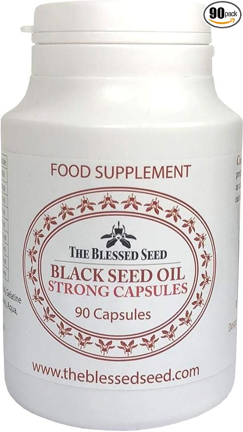 The Blessed Seed STRONG BLACK SEED OIL CAPSULES 90 X 500MG