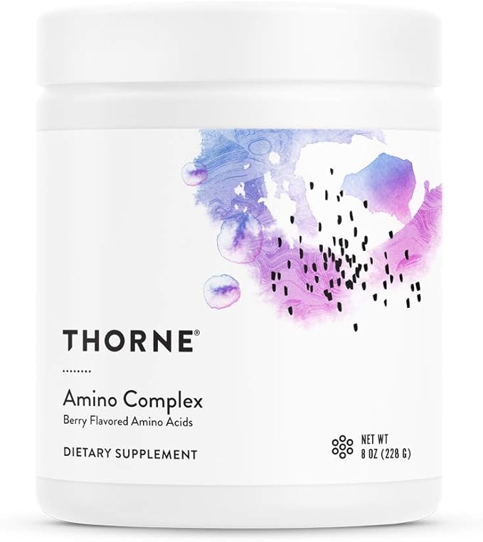 THORNE - Amino Complex Bundle - Promotes Lean Muscle Mass and Energy Production - Lemon &amp Berry Flavors
