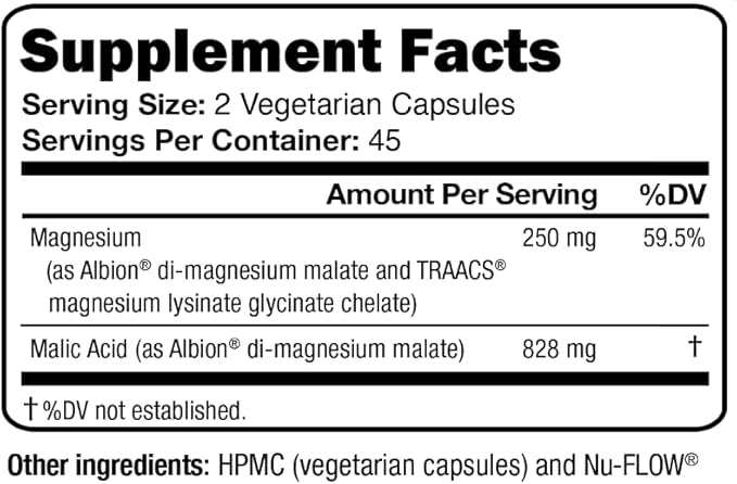 Chelated Magnesium Capsules 45 Servings - Supports Nerve and Muscle Function - 90 Capsules - by Suzy Cohen RPh