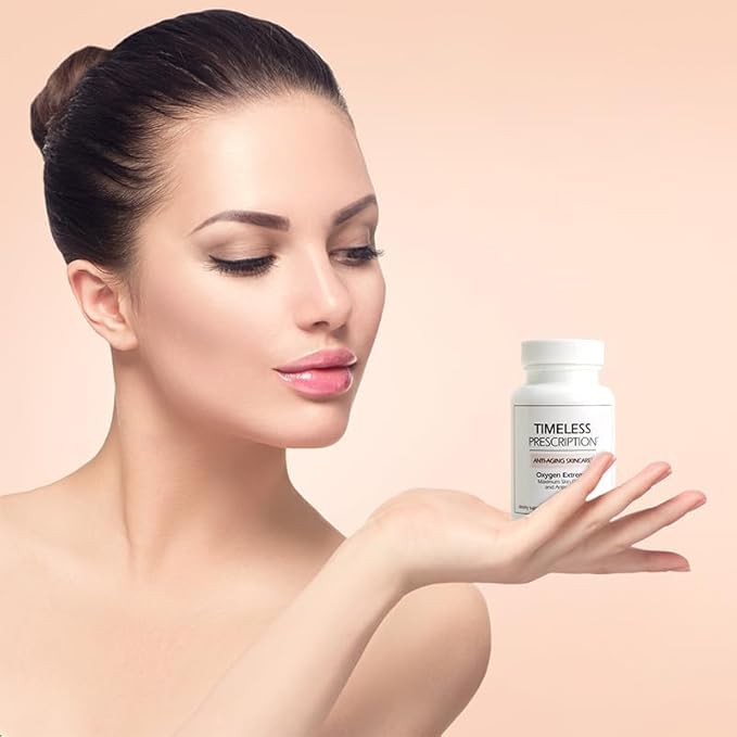 Timeless Prescription - Oxygen Extreme Anti-Aging Skin Care Maximum Defense &amp Antioxidant Maintain Cardiovascular Health Skin Health Market America (30 Servings)