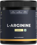 L-Arginine Supplement Lemon Flavor Pre Workout Amino Acid for Endurance Muscle Building &amp Help Muscle Recovery -120 Gm Powder