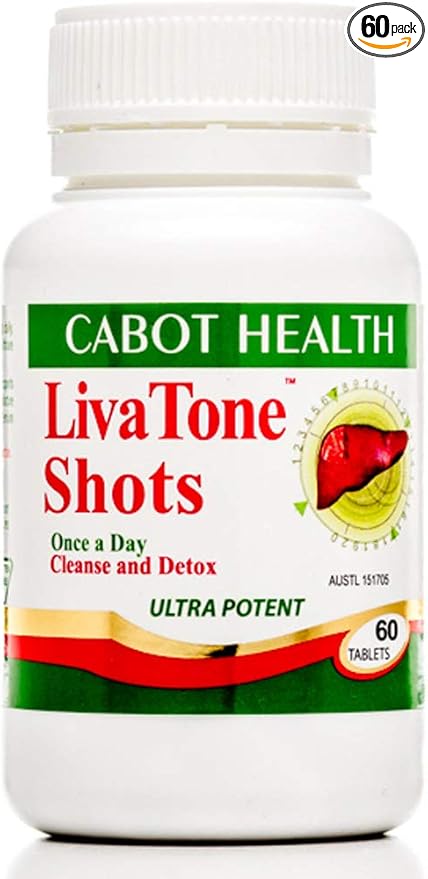 Cabot Health Livatone Shots 60 Tablets