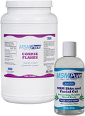 KALA HEALTH MSMPure MSM Coarse Flakes 5lb and MSM Gel with Organic Aloe 8oz Bundle