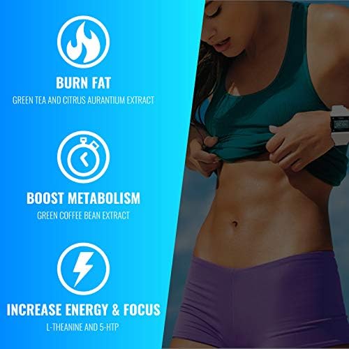 EC Sports ThermoShred Thermogenic Workout Supplement - Natural Weight Management w/Body Shaping Formula - Powerful Circulation &amp Focus - 90 Capsules