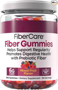 CONTR FRM Fiber Gummies Sugar Free G6 Fiber PER Serving Mixed Fruit Flavor 240 CT