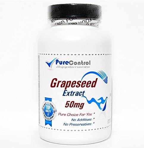 Grapeseed Extract 50mg // 100 Capsules // Pure // by PureControl Supplements