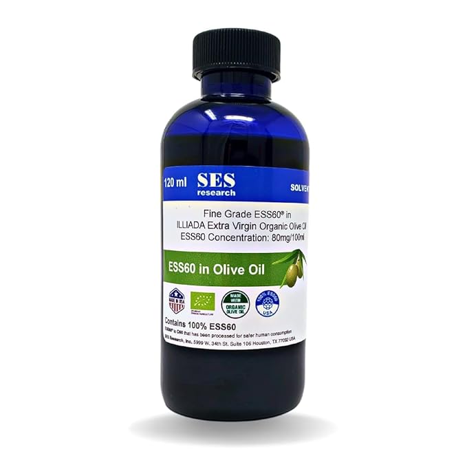 SES Research Combo of C60 - Super Antioxidant Olive Oil and 100% Organic Coconut Derived MCT Oil - 150ml