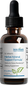 Dr. Wilson's Herbal Adrenal Support Formula adaptogenic Herbs for Daily use Sleep and Energy Support 2 Ounces