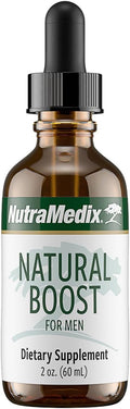 NutraMedix Natural Boost for Men - Amino Acids and Energy Support - Ginkgo Biloba Maca Root Saffron Extract Epimedium and L-Arginine - Men's Health Supplement (2oz / 60ml)