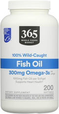 365 By Whole Foods Market Fish Omega Full Size 1000Mg 200 Count