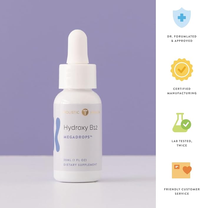 Holistic Health Hydroxy B12 MegaDrops™ 28ML (.95 FL oz)