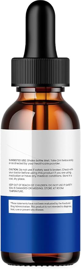 Amiclear Drops Healthy Formula - Dietary Supplement Drops - Extra Strength Amiclear Liquid Drops Grape Seed Amiclear Drops Reviews (1 Pack - 60 ML)