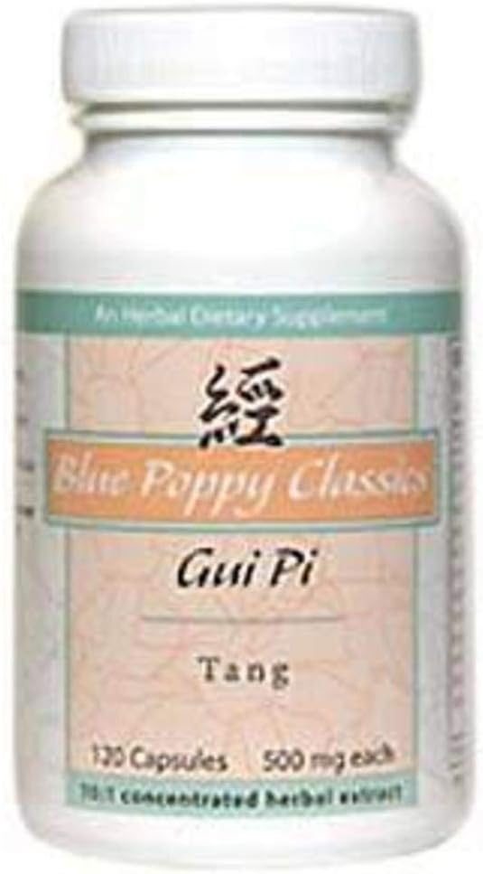 Gui Pi Tang (120 capsules 500mg each) - Blue Poppy