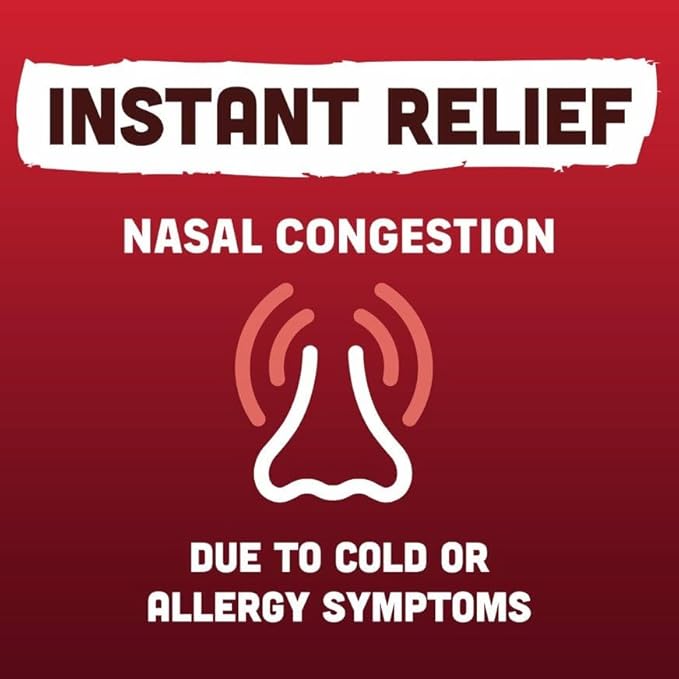 Afrin Original Maximum Strength 12 Hour Nasal Congestion Relief Spray - 3 bottles 1 FL OZ (30mL) each. Total 3 FL OZ (90 mL)