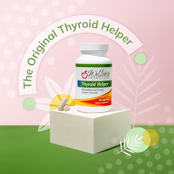 Thyroid Helper - Natural Supplement for Metabolism &amp Energy (90 Capsules)