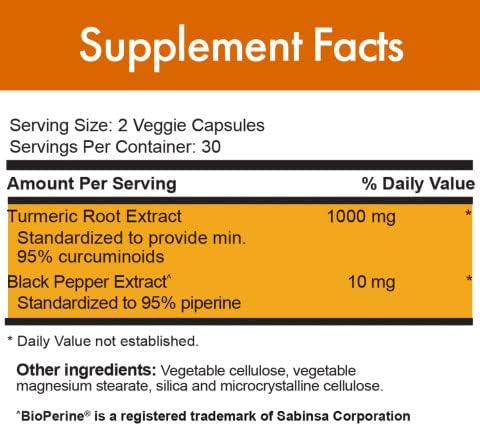 Stop Aging Now - Curcumin2K Formula with Bioperine - Brain &amp Heart Health Antioxidants &amp Joint Health Support - Turmeric &amp Black Pepper Extract - 60 Vcaps (3 Bottle Multi-Pack)
