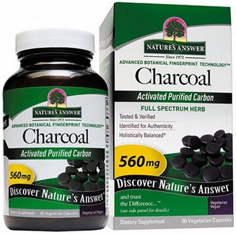Nature's Answer Charcoal Activated 90 Sgel