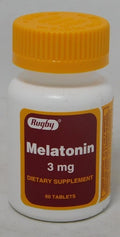Rugby Melatonin Tablets 3mg 60ct (4 Pack)