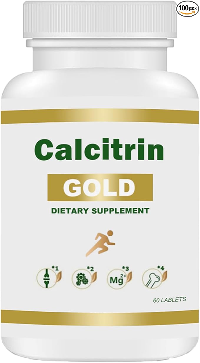 MXZ Calcitrin Gold Dietary Supplement Mobility Reinforcement 60 Tablets (1PC)
