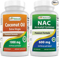 Best Naturals Coconut Oil 1000 mg &amp NAC 600 mg