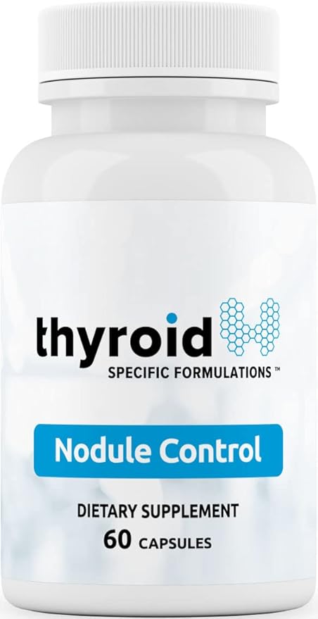 Nodule Control - Doctor Formulated Natural Thyroid Nodule Control Supports The Body to Help Reduce Thyroid Nodules -w/Spirulina Boswellia Turmeric Inositol Selenium Prunella