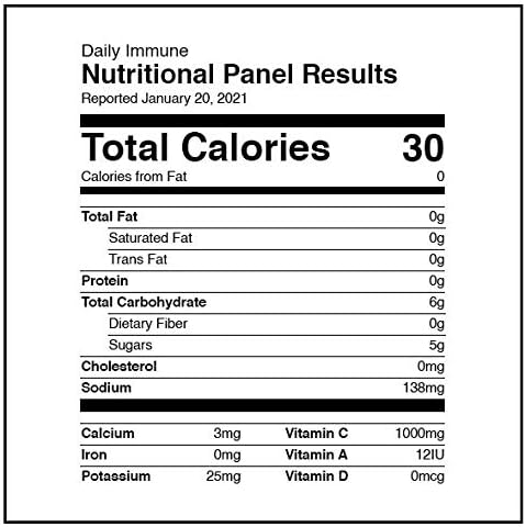 PIQUE Daily Radiance Liposomal Vitamin C for Immune Support - 1000 mg Vitamin C &amp 1900 mg Elderberry per Packet Powerful Antioxidants for Healthy Collagen Production - 28 Packets (10mL Each)