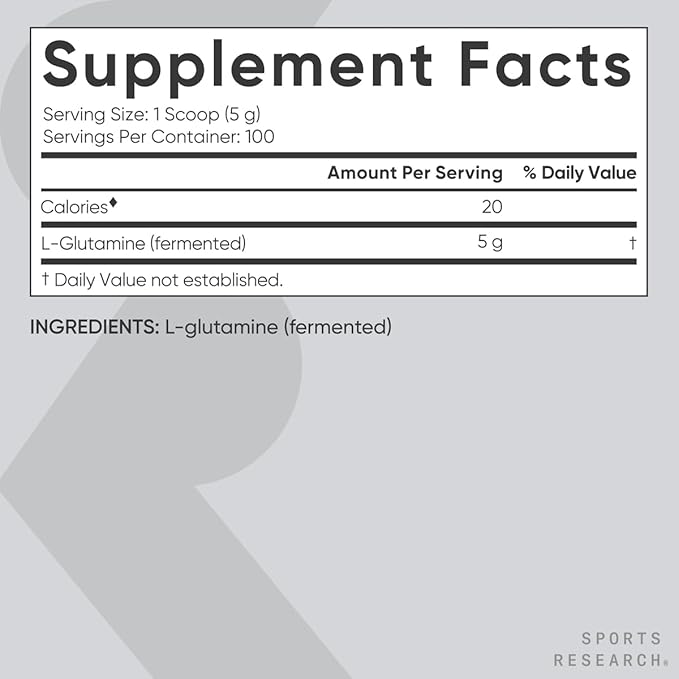 Sports Research Workout Recovery Pack - L-Glutamine (100 Servings) Creatine Monohydrate (60 Servings) and Digestive Enzymes with Probiotics &amp Ginger (90 Capsules) - Non-GMO Vegan &amp Gluten Fr