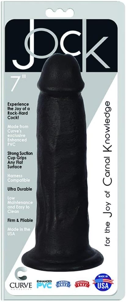 Curve Novelties Jock Dong Black 7 Inch