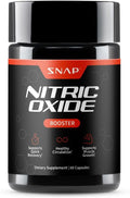 Snap Supplements Nitric Oxide Supplement with L-Arginine to Support Energy Quick Recovery Heart Health Muscle Growth &amp Circulation 60 Vegetarian Capsules (1 Month Supply)
