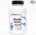 Choline 250mg Inositol 250mg // 200 Capsules // Pure // by PureControl Supplements